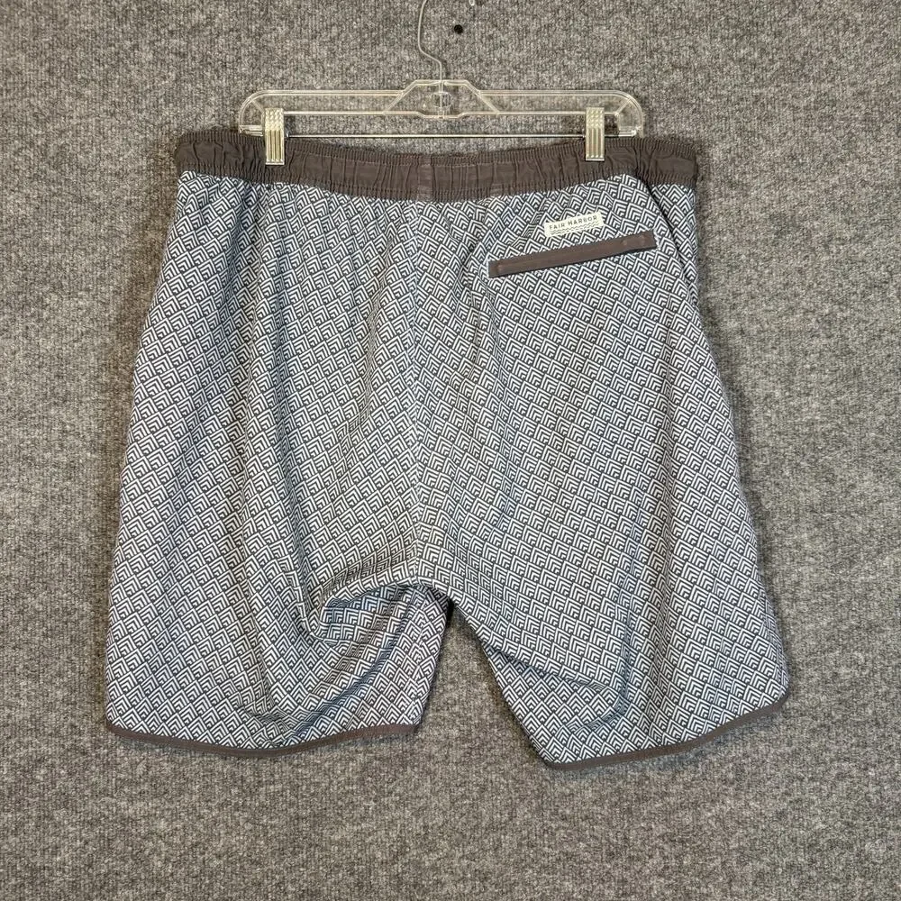 Fair Harbor Swim Trunks‎ Mens 2XL Blue Board Shorts Swim Surf Casual Lightweight